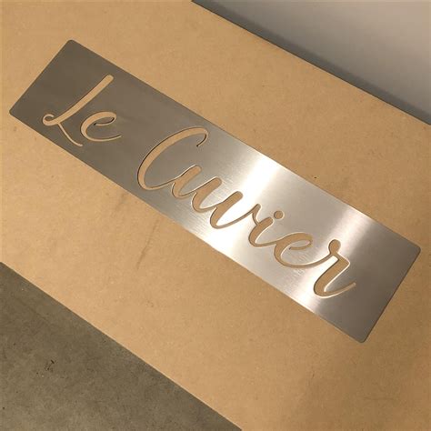 custom cut sheet metal shapes|custom laser cut metal signs.